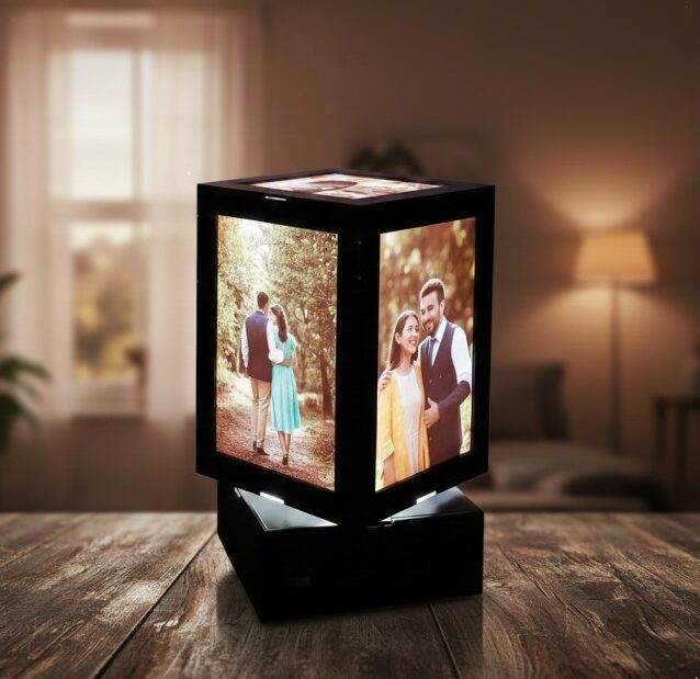 Personalized Photo Rotating Lamp