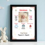 Baby Birth Photo Frame Design 1